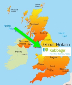 Kabbage in the UK map
